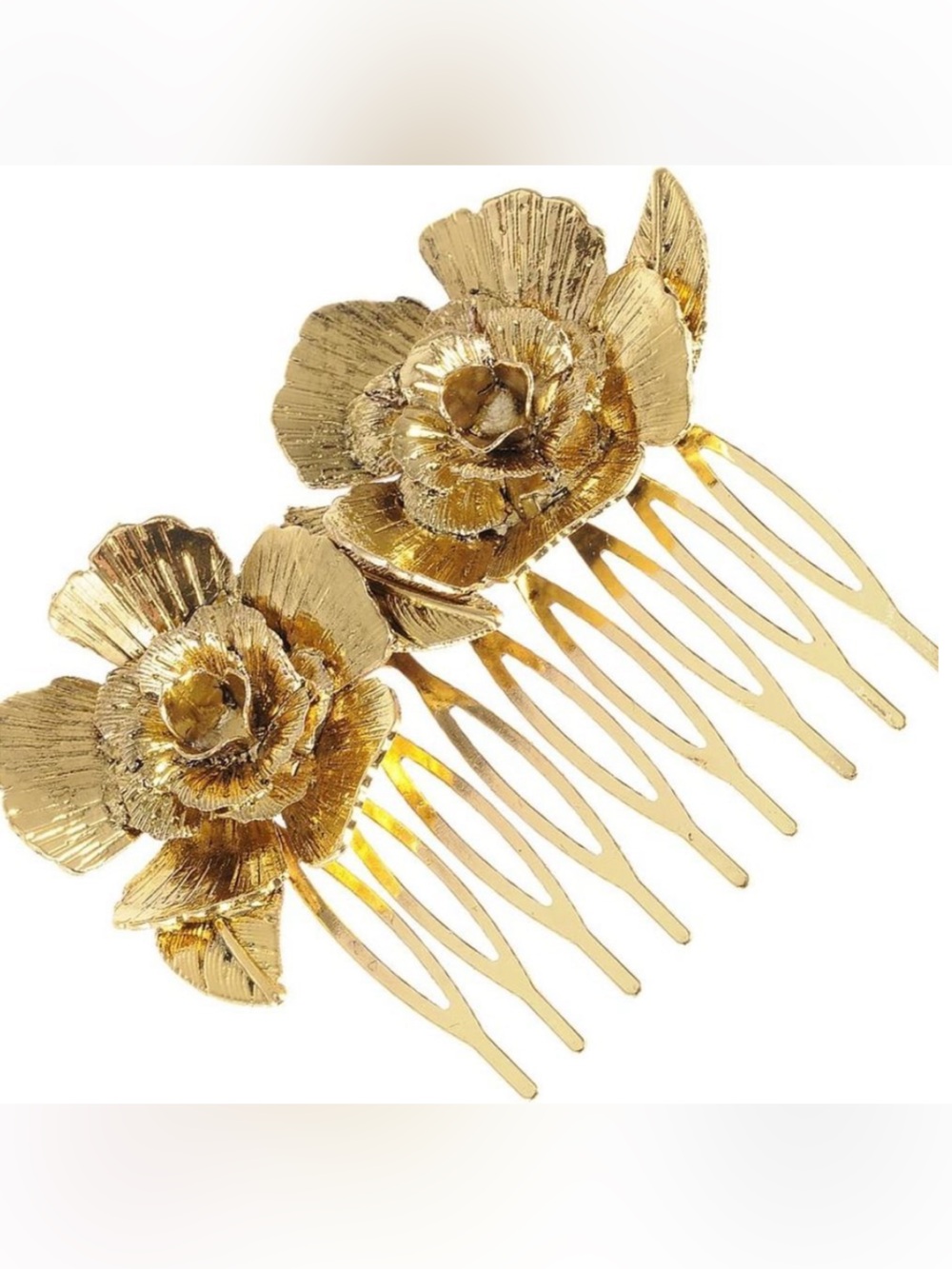 Vintage Inspired Double Rose Hair Comb